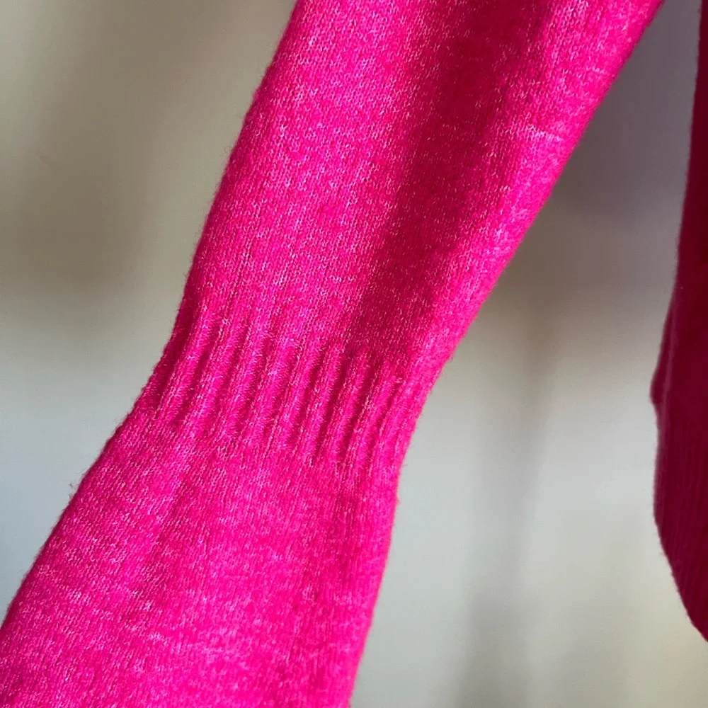 Loft Pink Cowl Neck Sweater Size Medium - Picture 7 of 8